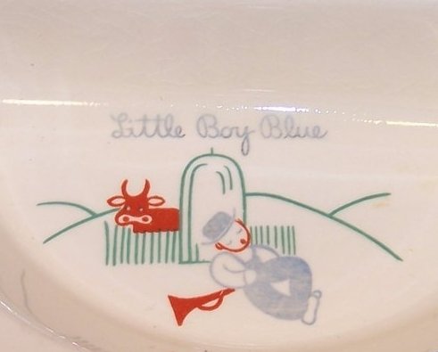 Image 3 of Little Boy Blue Divided Baby Warmer Bowl, Warming Dish, Excello Chromium, USA