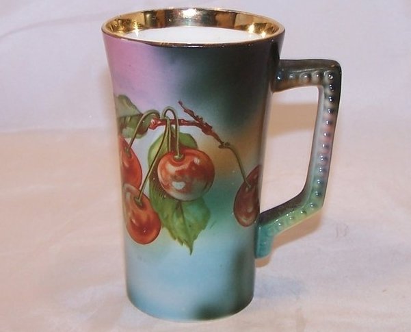 Rare USONA Goodwin Cup, Cherry Tree Pattern, Dragon Sea Serpent Logo, 1912