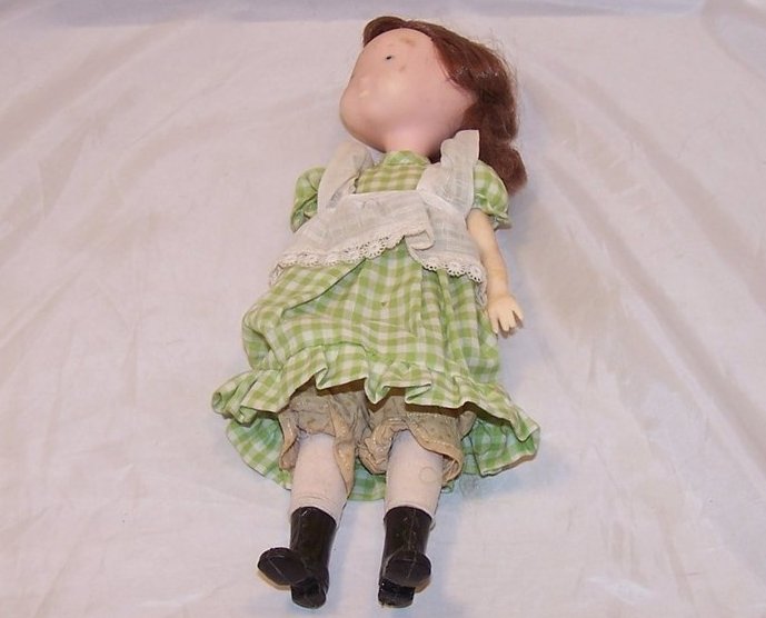 Image 2 of Holly Hobbie Hobby Prototype Doll, Green Dress, Knickerbocker 1974