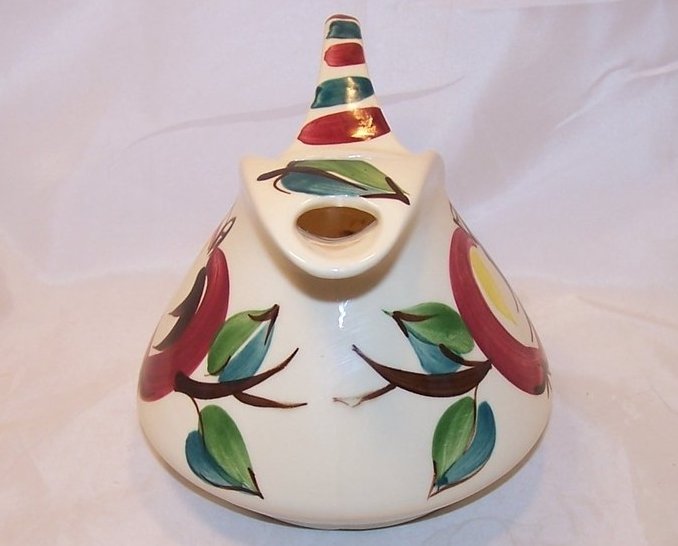 Image 1 of Purinton Pottery Apple and Leaf Pitcher, Dutch Jug