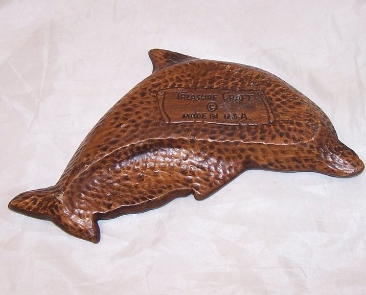 Image 1 of Treasure Craft Dolphin Dish, Bowl, USA