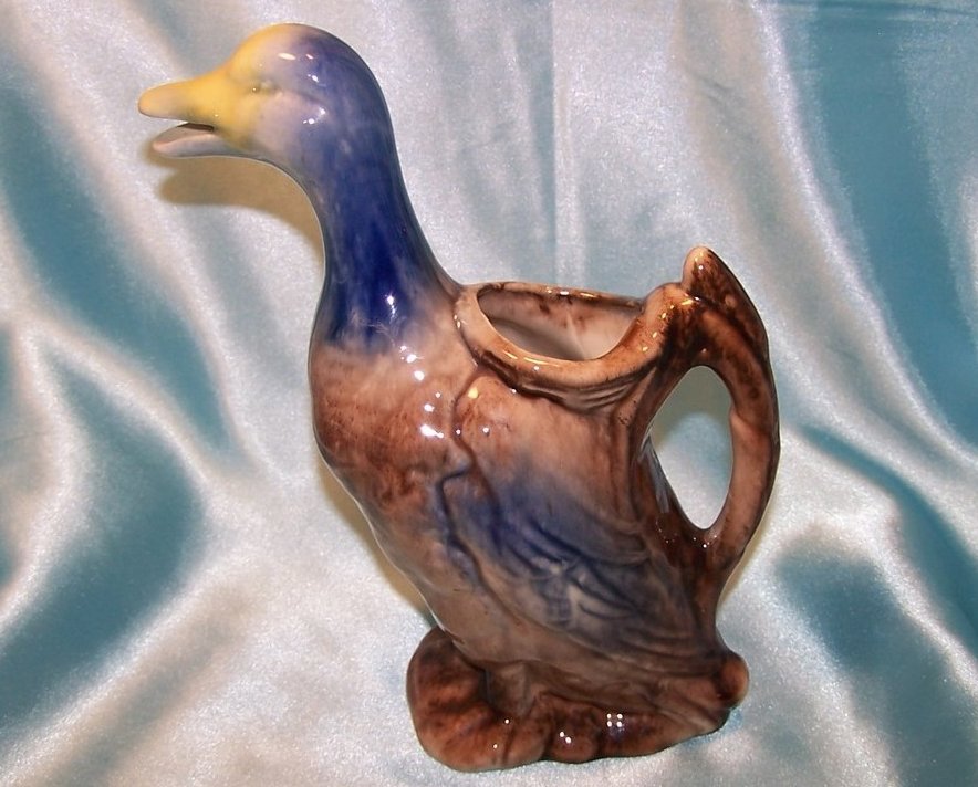 Image 2 of Colorful Vintage Duck Pitcher