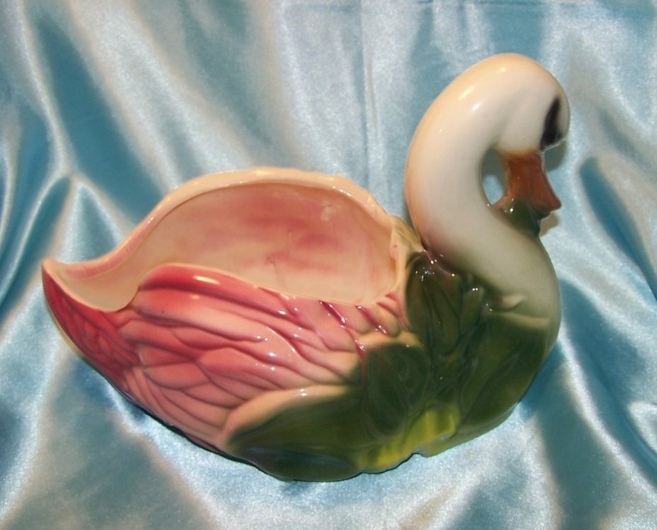 Image 2 of Graceful Swan Planter, USA