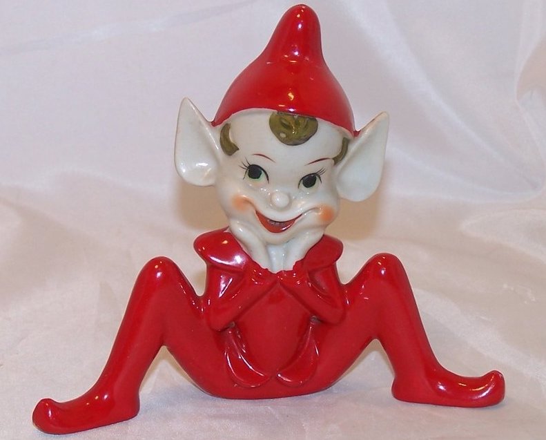 Image 0 of Pixie, Elf Figurine, Plotting, Vintage Japan Japanese