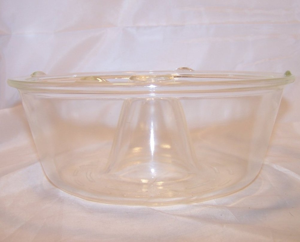 Glasbake Bundt Cake, Angel Food Cake Glass Pan, 352