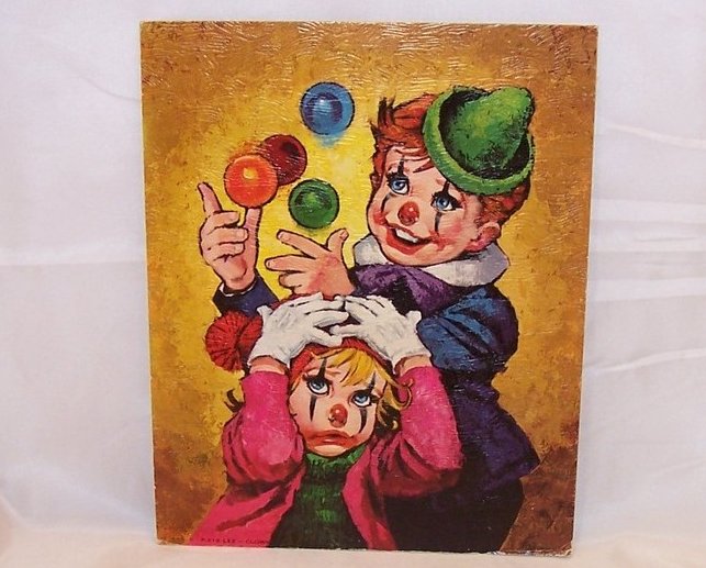 Image 0 of Juggling Children Clowns Lithograph, Lee, USA