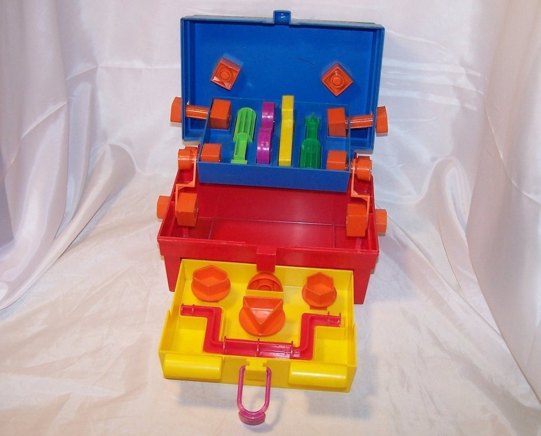 Image 4 of Take A Part Tool Box, Child Guidance Toy, Complete, Vintage