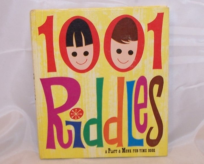 1001 Riddles for Children, Compiled by George L Carlson, 1949