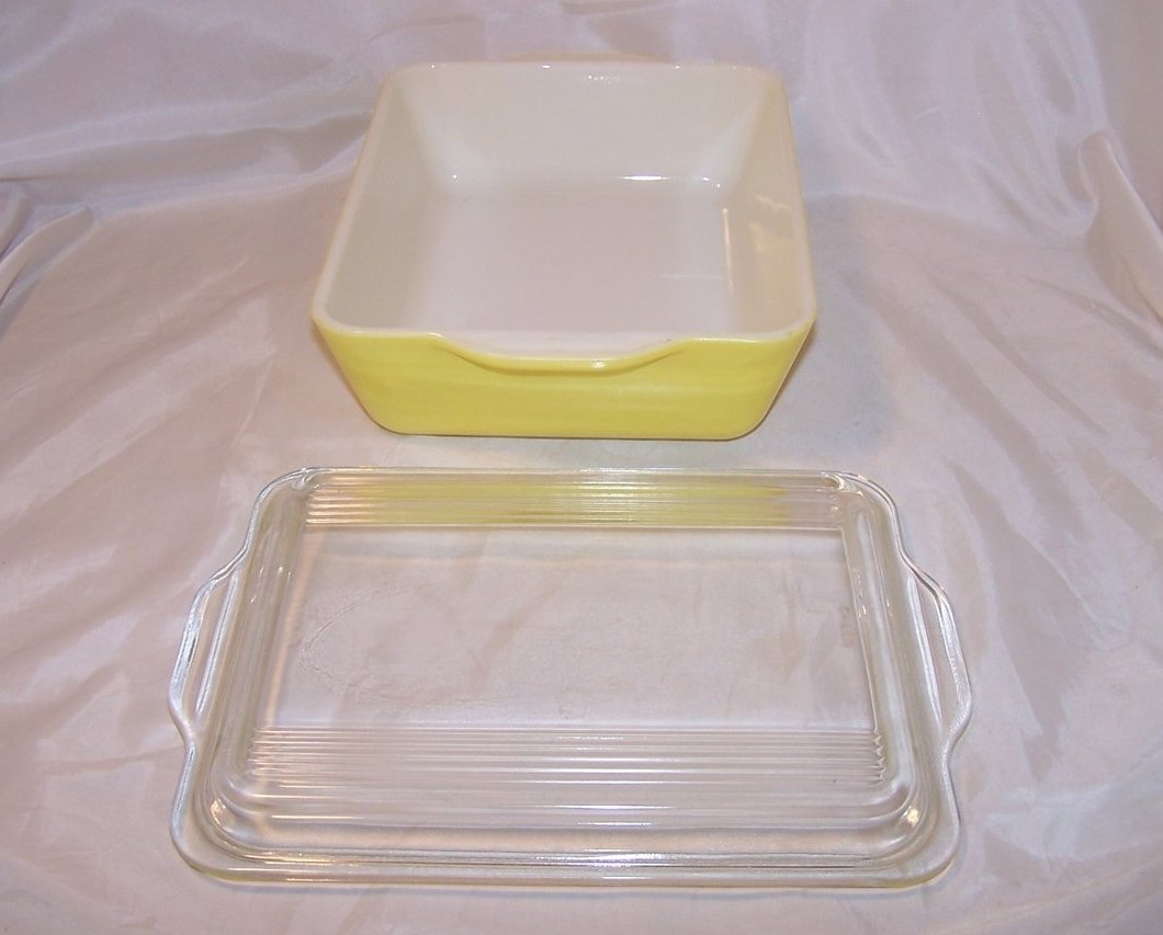 Image 3 of Pyrex Refrigerator, Baking Glass Dish w Lid