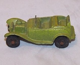 Image 2 of Tootsie Toy Green Roadster, Toy Metal Car, USA, TootsieToy