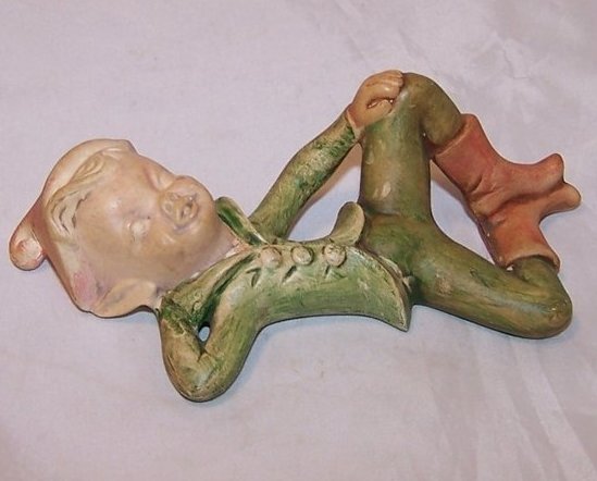 Image 0 of Holland Mold Elf, Pixie Figurine Relaxing