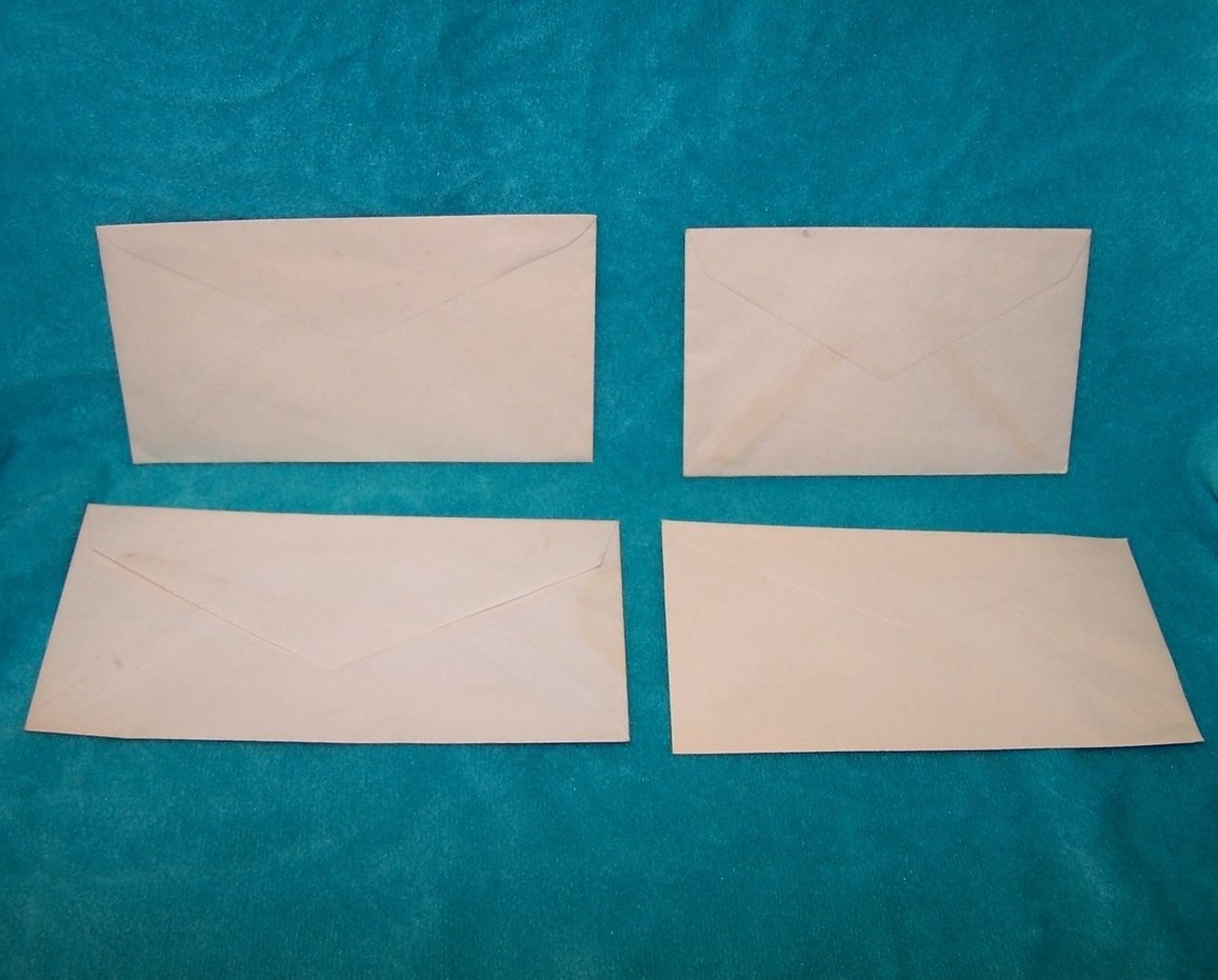 Image 1 of Four Envelopes with Three Cent Postage