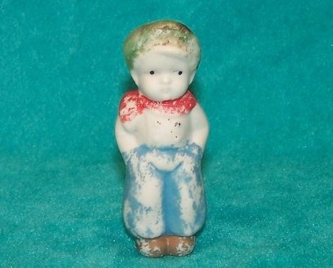 Image 0 of Boy in Blue Ceramic Figurine