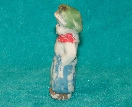 Image 1 of Boy in Blue Ceramic Figurine