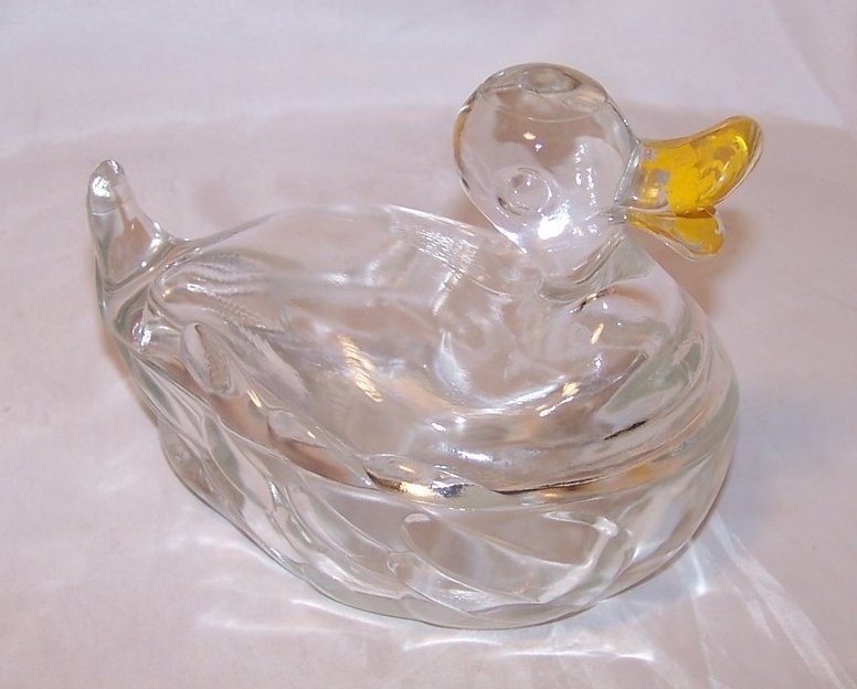Image 0 of Two Piece Glass Duck Covered Dish