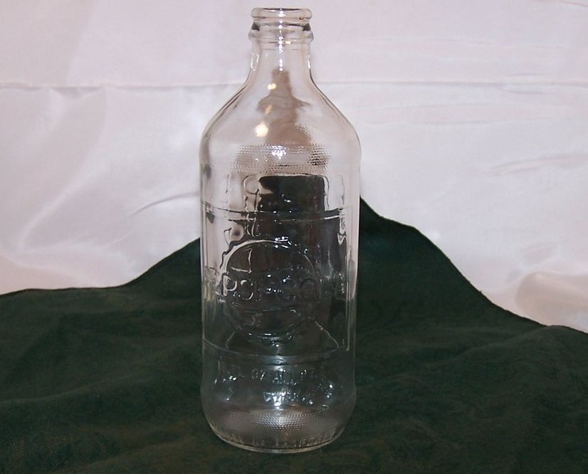 Image 3 of 1976 Clear Pepsi Eagle Drum Bicentennial Bottle