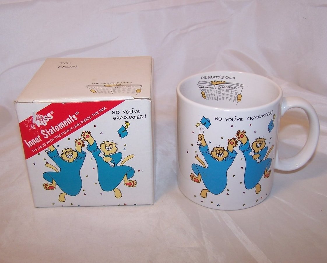 Image 0 of Graduation Inner Statement Mug, Cup, Russ, NIB New in Box