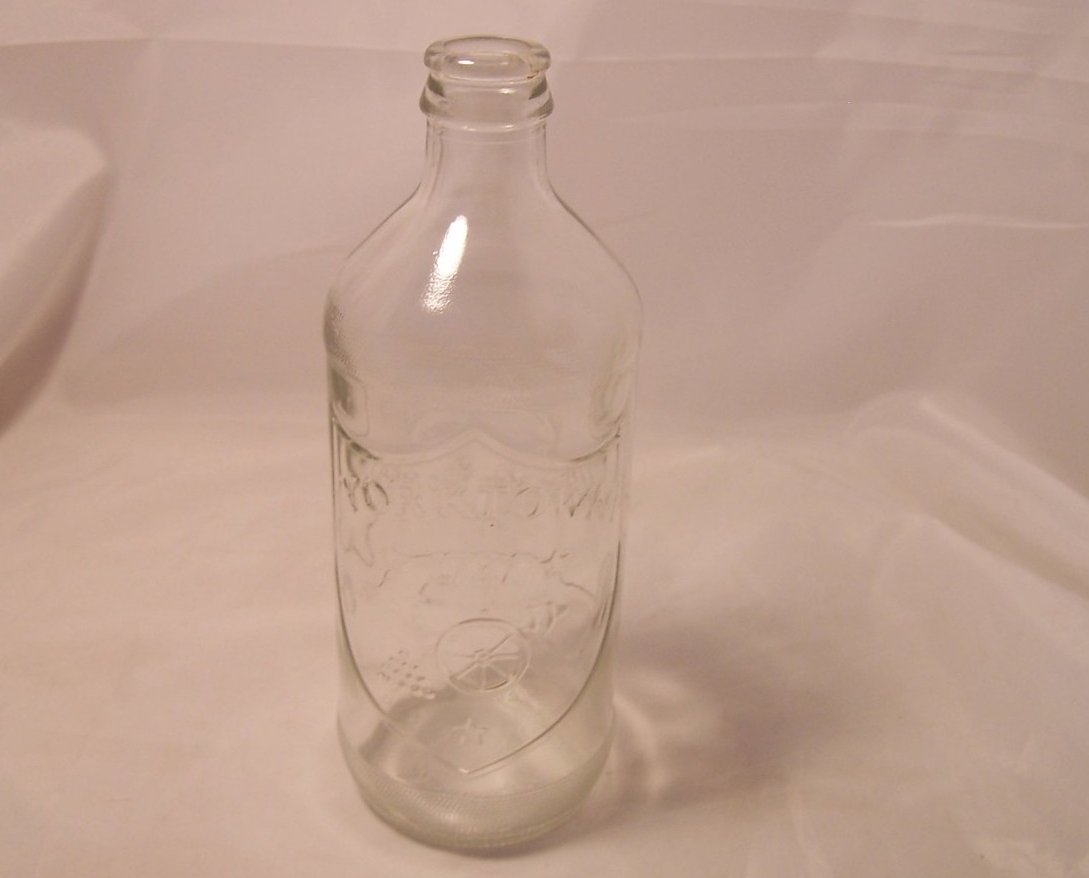 Clear Pepsi Yorktown Cannon Shield Bottle