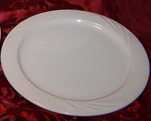 Sterling China Art Deco Style Dinner Plate, Ohio