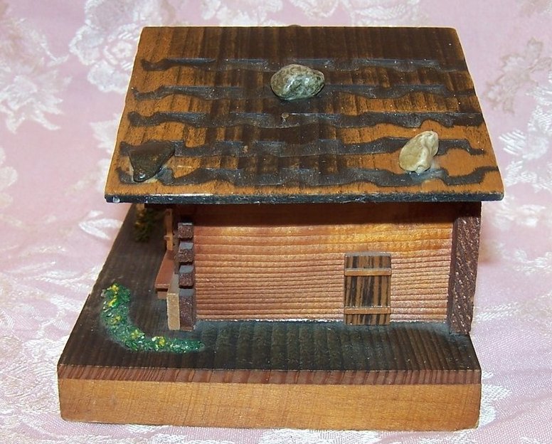 Image 1 of Reuge Swiss Chalet Music Box, Blue Danube