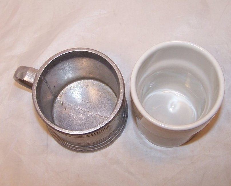 Image 5 of Armetale Tavern Holder w Cup Insert, Wilton Brass Company, USA