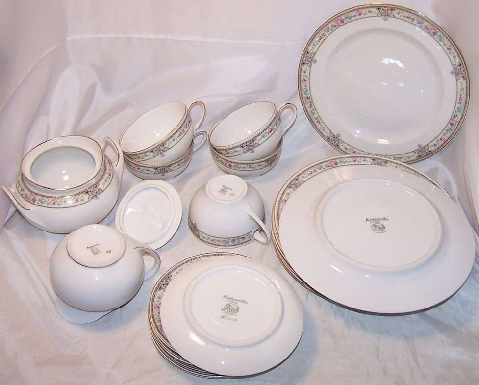 Image 5 of Hutschenreuther Selb Bavaria, Favorite, Dish Set, 20 Pieces