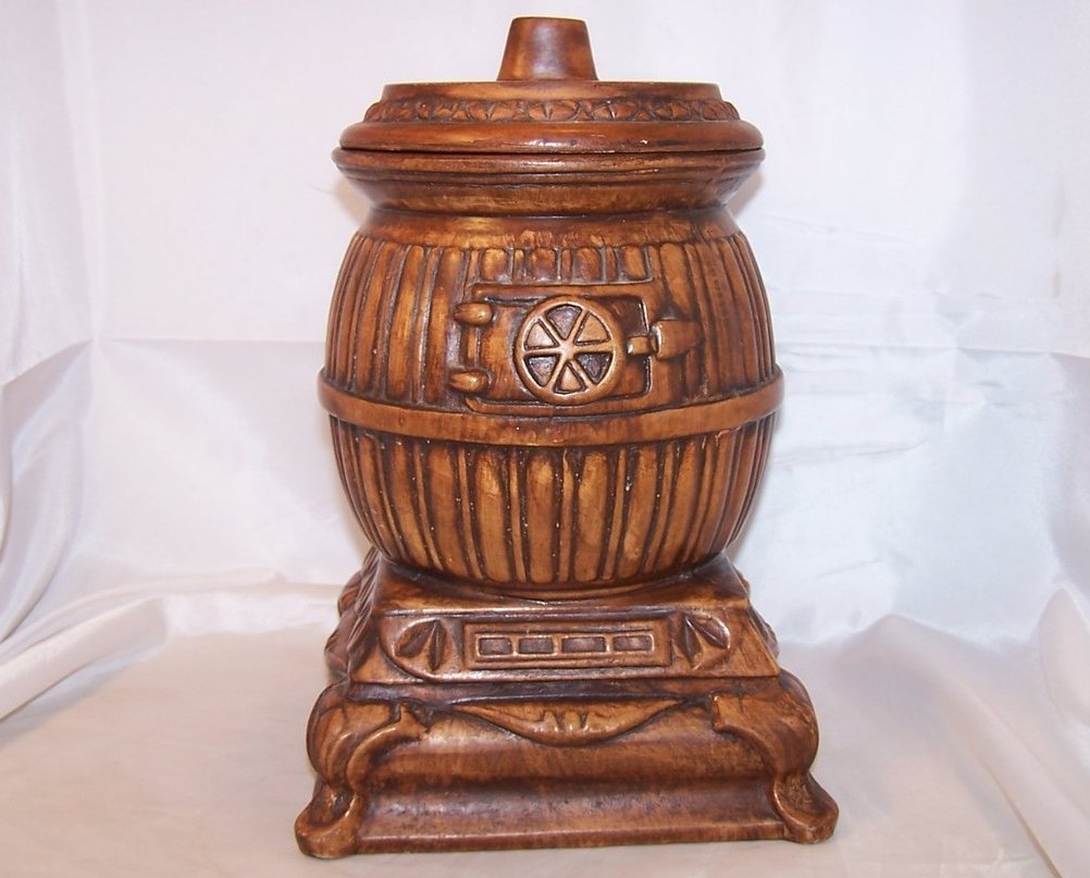 Image 0 of Potbelly Stove Cookie Jar, Treasure Craft