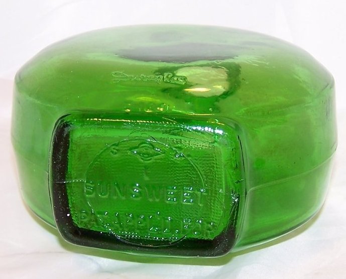 Image 1 of Duraglas Sunsweet Prune Juice, Green Glass Bottle