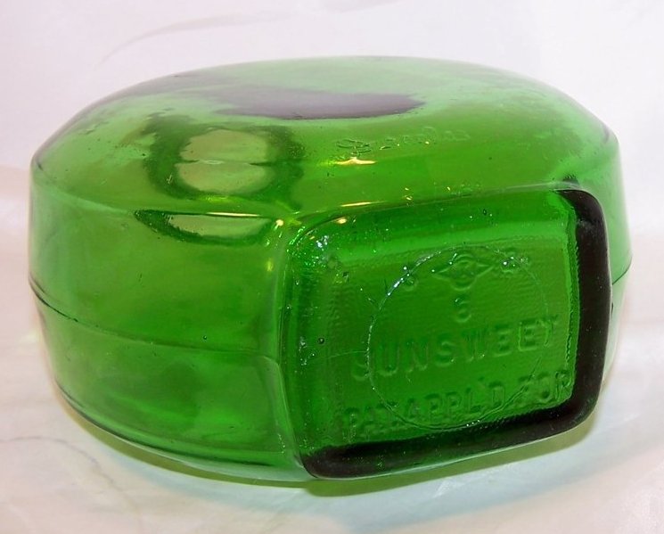 Image 5 of Duraglas Sunsweet Prune Juice, Green Glass Bottle