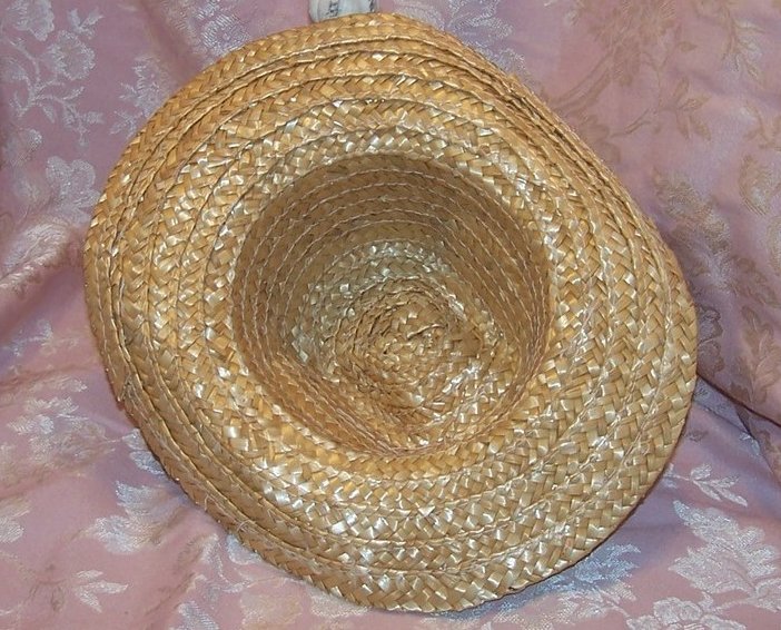 Image 2 of Cowgirl Hat w Feather Band, Peacock Eye Feather, Child Size New