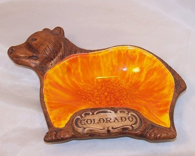 Treasure Craft Colorado Bear Dish, Bowl, USA