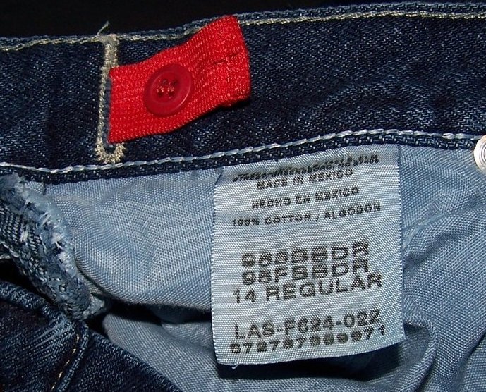 Image 2 of New Boys Sz 14R, 14 Regular Jeans, Wrangler, Adjustable