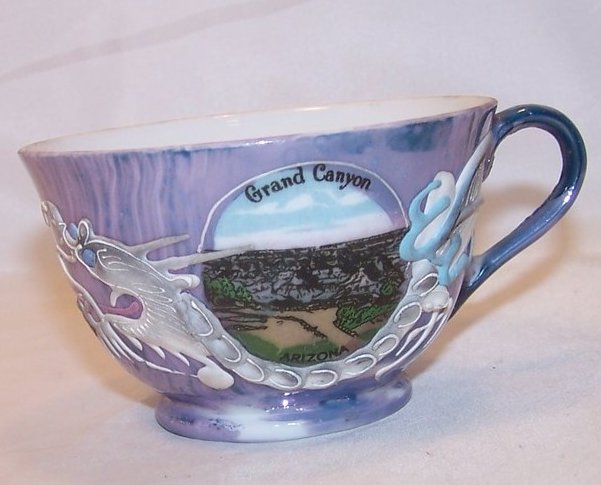 Image 0 of Dragonware Teacup, Tea Cup, w Geisha, Grand Canyon Souvenir