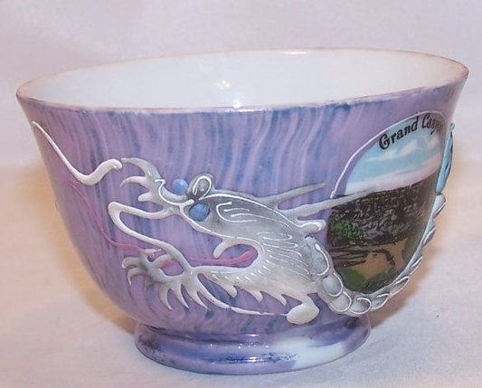 Image 1 of Dragonware Teacup, Tea Cup, w Geisha, Grand Canyon Souvenir