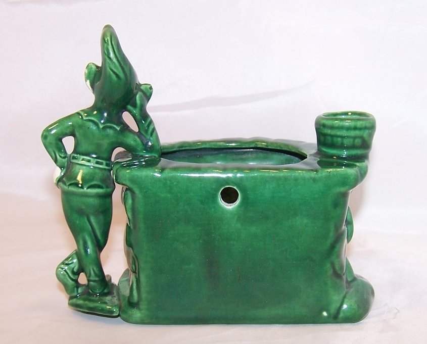 Image 2 of Treasure Craft Wishing Well Wall Pocket, Pixie Planter, Elf California