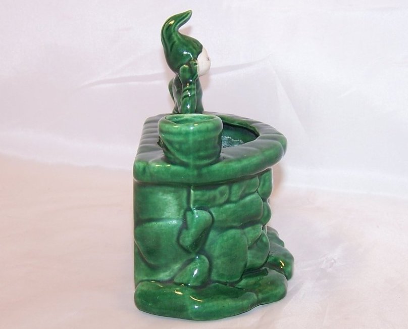 Image 3 of Treasure Craft Wishing Well Wall Pocket, Pixie Planter, Elf California