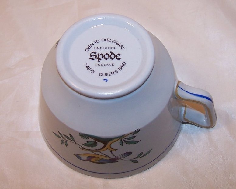 Image 4 of Queens Bird, London Shape, Spode China Teacup, Tea Cup Y4973