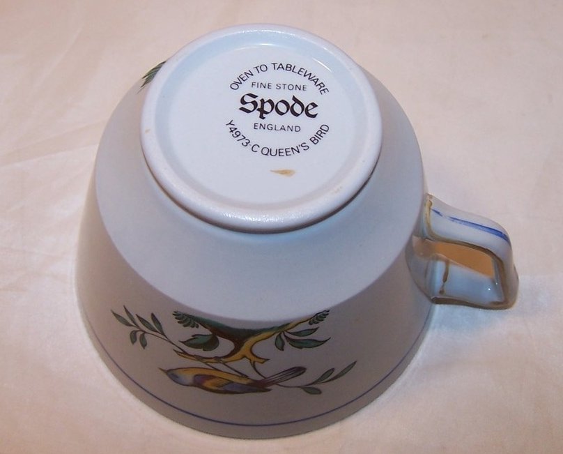 Image 5 of Queens Bird, London Shape, Spode China Teacup, Tea Cup Y4973