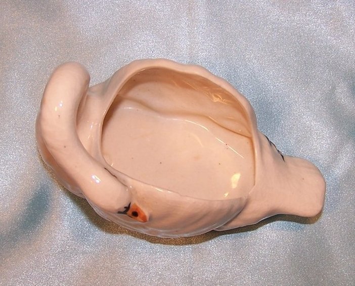 Image 4 of White Swan Planter, 4 Inches Tall, Japan Japanese