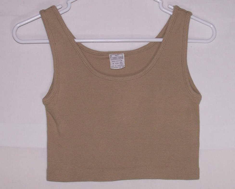 Jrs Sz M Hot Connection Crop Tank Top