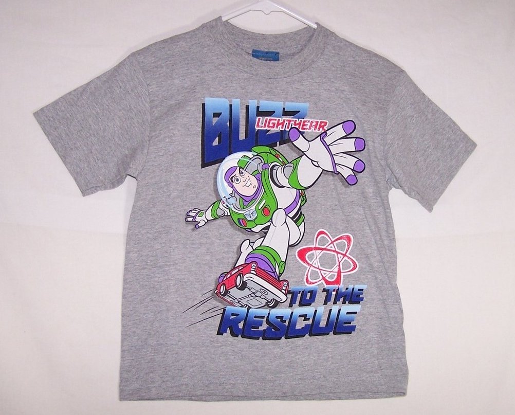 New Boys Sz L, Buzz Lightyear T Shirt, Disney Toy Story