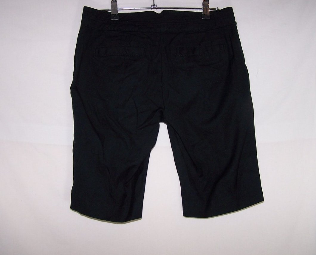 Image 1 of Womens Sz 4 Stretch, Old Navy Black Shorts