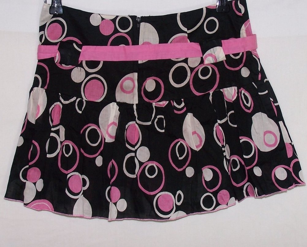 Image 1 of Jrs Sz S Skirt w Pink Ribbon Belt, April Why Not