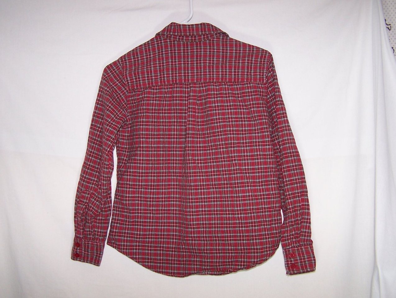 Image 1 of New Route 66 Red Plaid Shirt, Boys Sz S