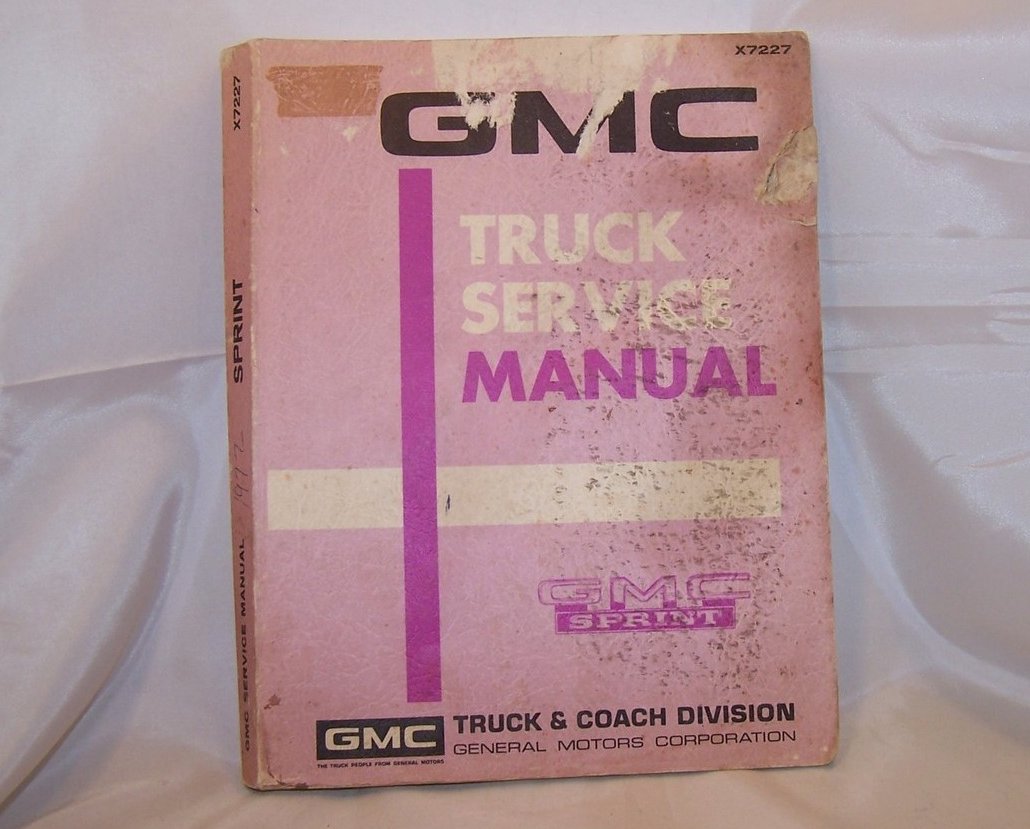 Image 0 of 1972 GMC Sprint Truck Service Repair Manual