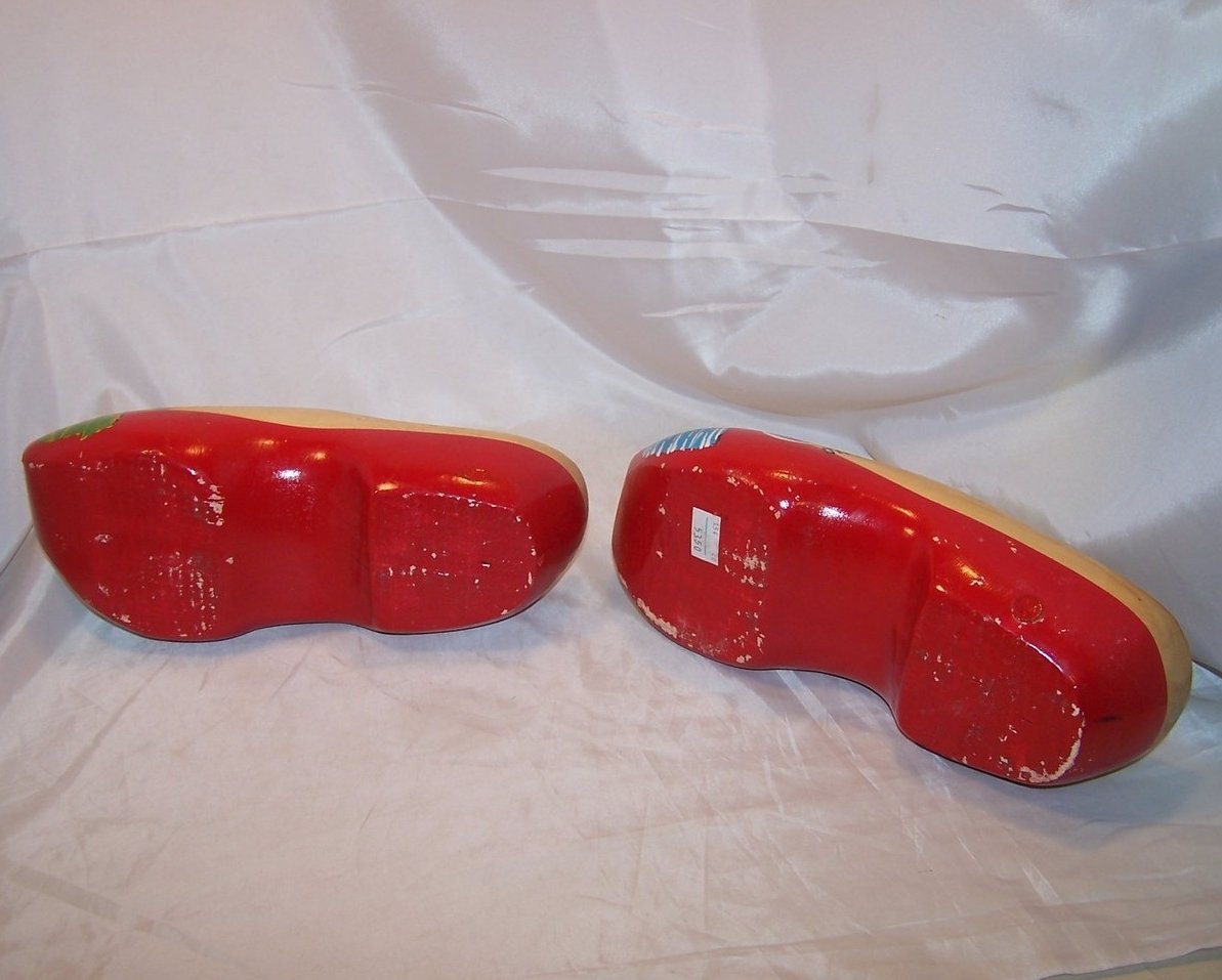 Image 4 of Wooden Dutch Shoes, Clogs, w River, Windmill Houses, Holland