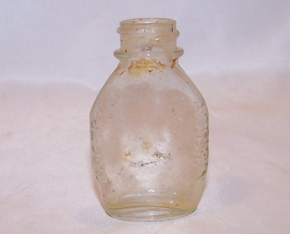 Image 2 of Bayer Aspirin Clear Glass Bottle, Vintage