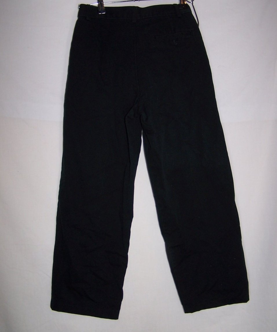 Image 1 of Dress Pants, Boys Black 16 Reg Izod, Pleated Waist