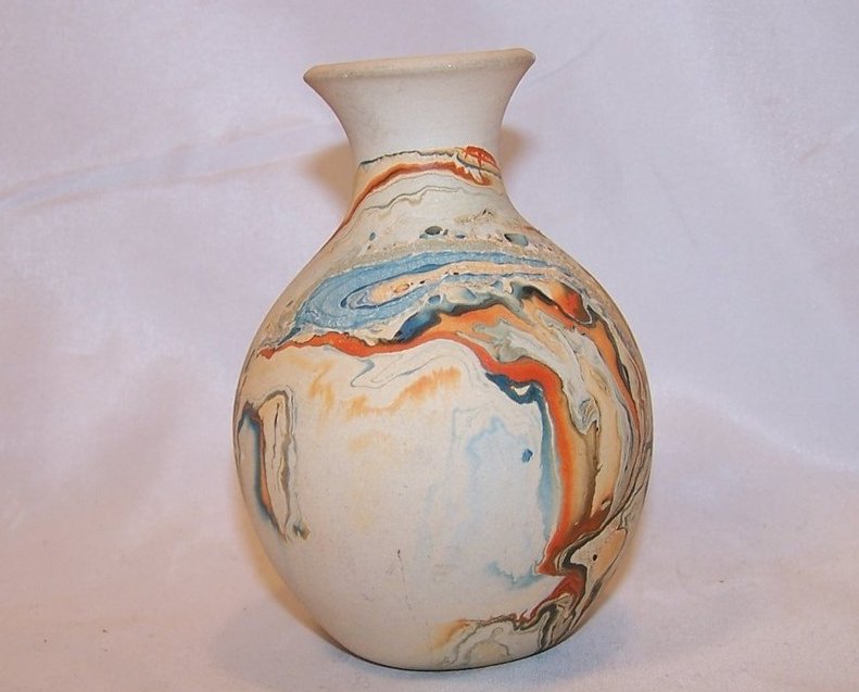 Image 3 of Nemadji  Earth Pottery Vase, South Dakota w Info Sheet