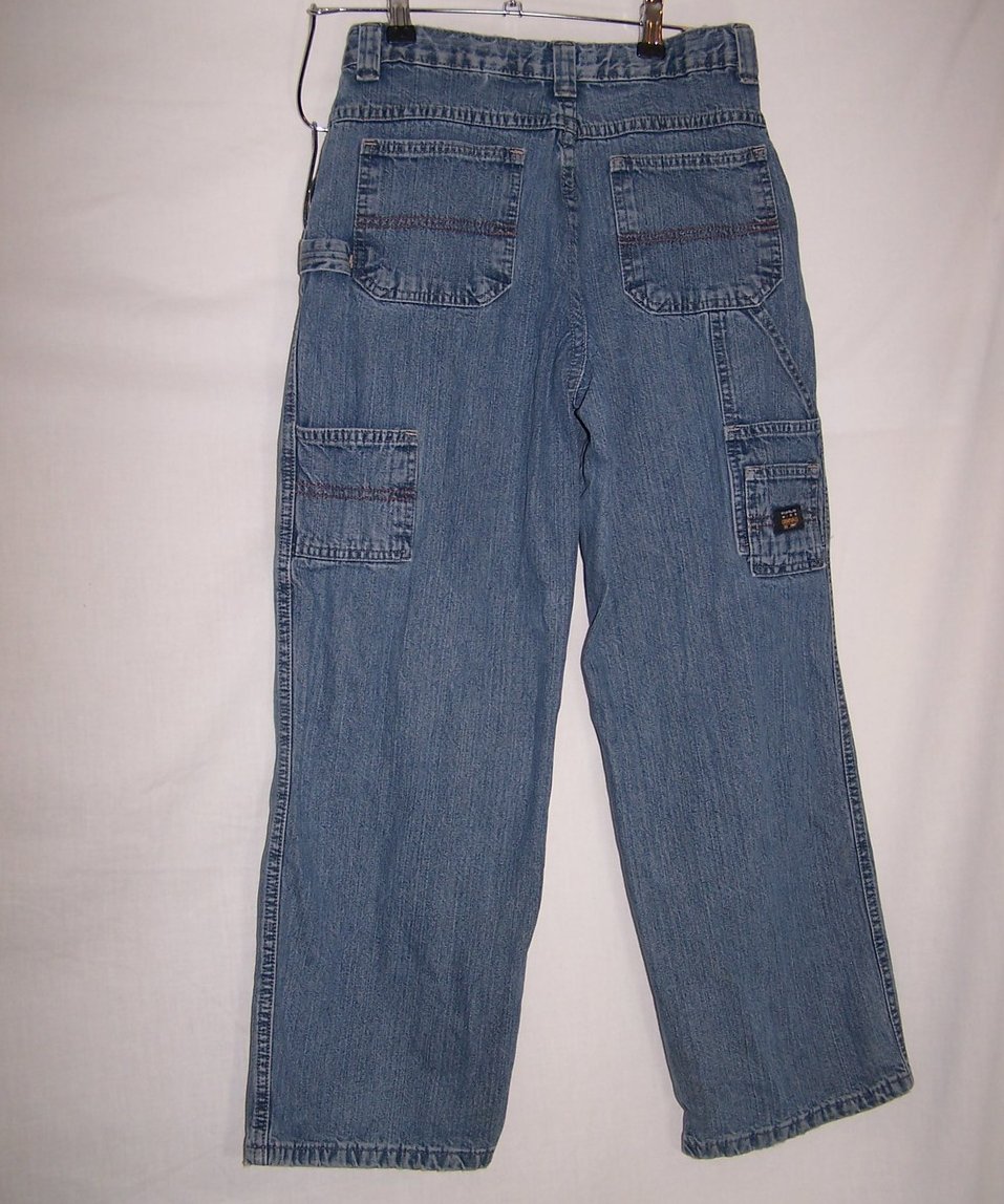 Image 1 of Boys Sz 14R, 14 Regular Carpenter Wrangler Jeans, Adjustable